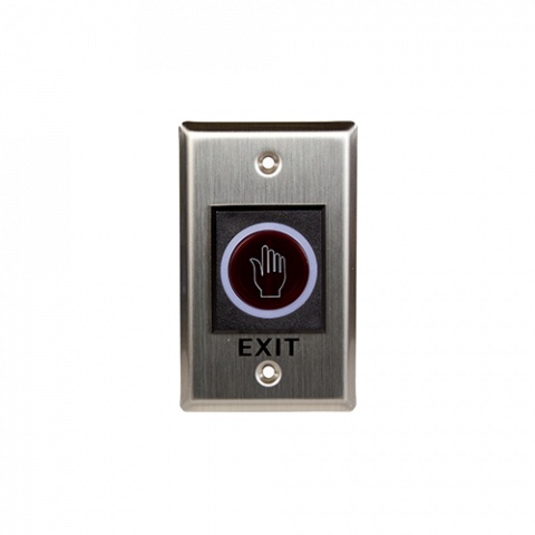 ZKTeco Botón de Salida sin Contacto TLEB102, Alámbrico, Plata