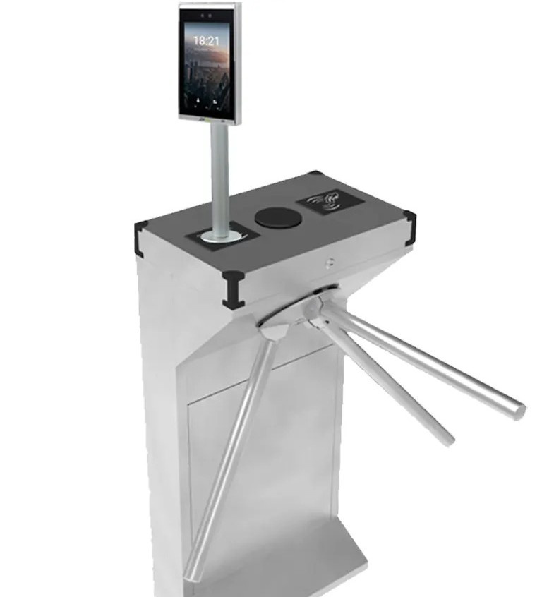 ZKTeco Torniquete de Trípode Bidireccional TS1000D/FACEDEPOT-7BL, Acero Inoxidable