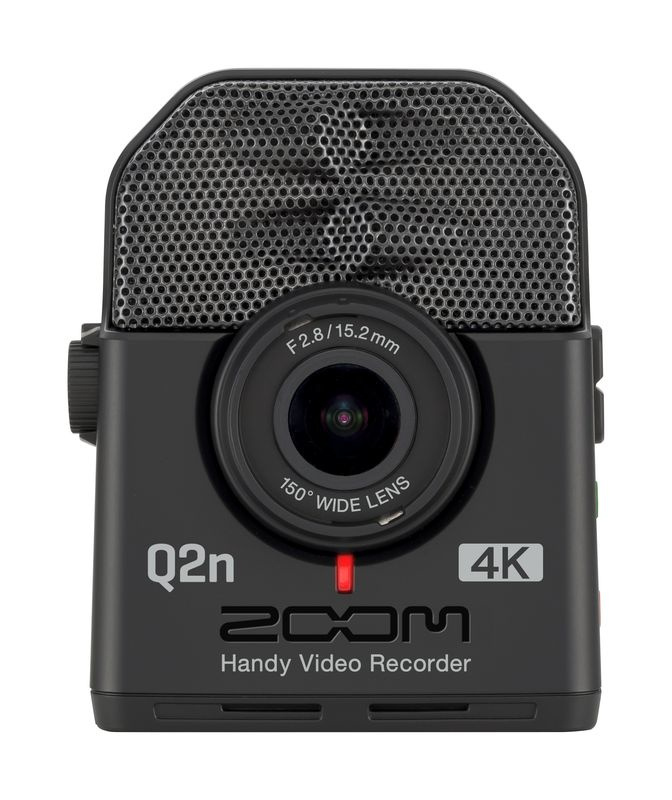 Cámara de Video Zoom Q2N-4K, 1.77", 4K, Negro