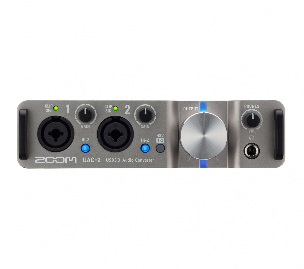 Zoom Interfaz de Audio UAC-2, USB, XLR, 6.3mm, Negro