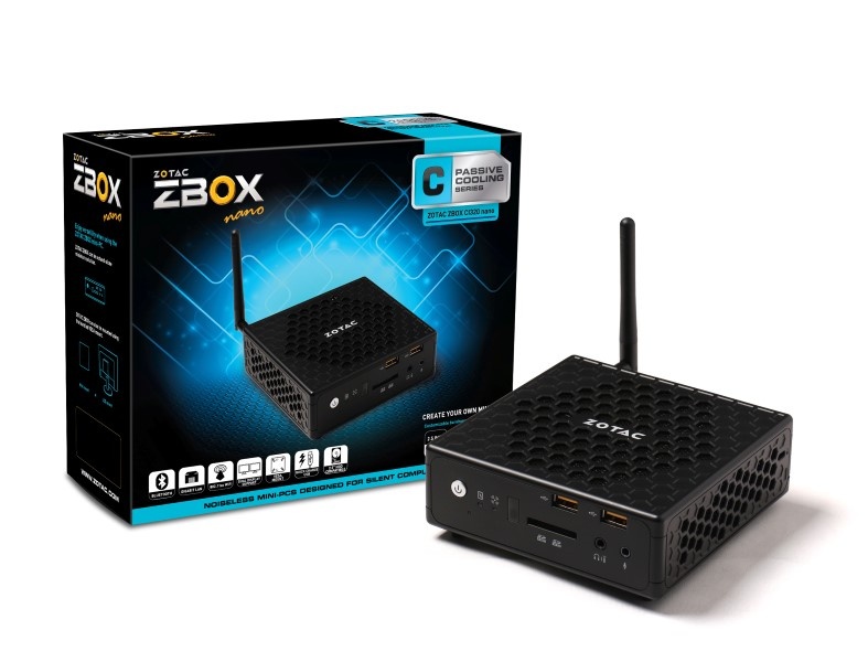 Mini PC ZOTAC ZBOX CI320-nano, Intel Celeron N2930 1.83GHz, 8GB DDR3, FreeDOS