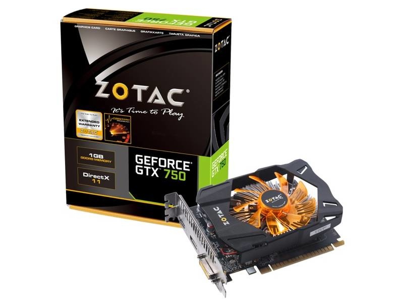 Tarjeta de Video ZOTAC NVIDIA GeForce GTX 750, 1GB 128-bit GDDR5, PCI Express 3.0