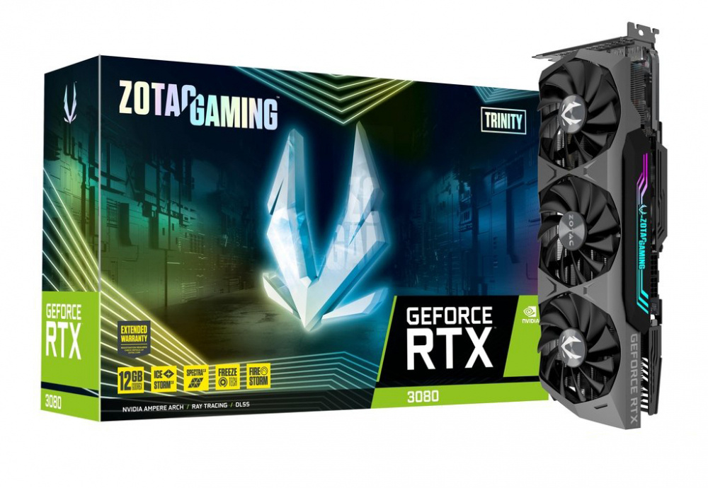 Tarjeta de Video Zotac NVIDIA GeForce RTX 3080 Trinity Gaming LHR, 12GB 384-bit GDDR6X, PCI Express x16 4.0