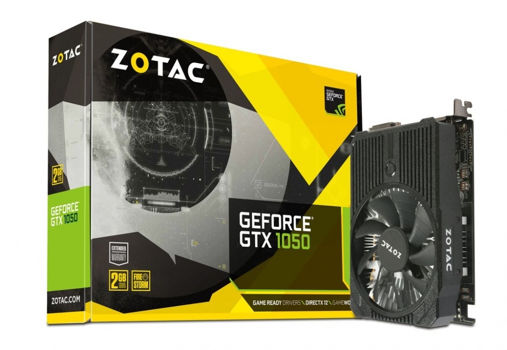 Tarjeta de Video ZOTAC NVIDIA GeForce GTX 1050 Mini, 2GB 128-bit GDDR5, PCI Express 3.0