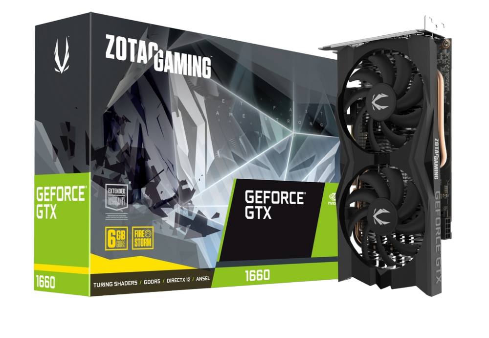 Tarjeta de Video Zotac NVIDIA GTX 1660 Twin Fan, 6GB 192-bit GDDR5, PCI Express 3.0 