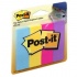 3M Marcador de Páginas Post-it de 25 x 76mm, 4 x 50 Hojas, 4 Colores  1