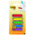 3M Banderitas Post-it de 11.938mm x 43mm, 100 Hojas, 5 Colores  2