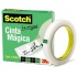 3M Scotch Cinta Mágica 810, 1 Rollo de 18mmx65m, Blanco  1
