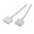 4XEM Cable Apple 30-pin Macho - Apple 30-pin Hembra, 2 Metros, Blanco