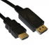 4XEM Cable DisplayPort Macho - HDMI Macho, 1.8 Metros, Negro  1