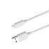 4XEM Cable Lightning Macho - USB A Macho, 90cm, Blanco, 10 Piezas  1