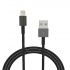 4XEM Cable Lightning Macho - USB A Macho, 90cm, Negro  1