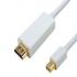 4XEM Cable Mini DisplayPort Macho - HDMI Hembra, 9.1 Metros, Blanco