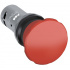 ABB Botón Pulsador 1SFA619126R1071, Rojo