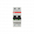 ABB Interruptor Magnetotérmico 2 Polos S202-C6, 440V, 6A, Entrada 440V
