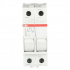 ABB Base de Fusible para Interruptor, 2 Polos, Blanco