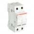 ABB Base de Fusible para Interruptor, 2 Polos, Blanco - Imagen adicional 2