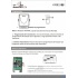 AccessPRO Control Remoto de 2 Botones, RF Inalámbrico, Plata, para PROR400  3