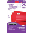 Acco Fólder Colgante P3633, Paquete de 25 Piezas, Tamaño Oficio, Rojo  1