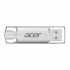 Memoria USB Acer UT300, 32GB, USB-A/USB-C 3.0, Lectura 150MB/s, Escritura 90MB/s, Gris - Imagen adicional 1
