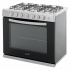 Acros Estufa y Horno Empotrable de Gas 30" AE-3400D, 6 Quemadores, Plata/Negro  5