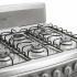 Acros Estufa y Horno de Gas de 30" AF5432D, 6 Quemadores Estándar, Plata  4