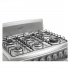 Acros Estufa y Horno de Gas de 30" AF5434D, 6 Quemadores, Plata  2