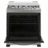 Acros Estufa y Horno de Gas 30" AF6423D, 6 Quemadores, Platino  2