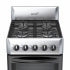 Acros Estufa y Horno de Gas 20" AW5300S, 4 Quemadores, Negro/Plata  2