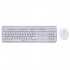 Kit de Teclado y Mouse Acteck Vintage T520, RF Inalámbrico, Blanco (Español)  1