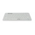 Teclado Acteck AC-931670, Inalámbrico, Bluetooth, Blanco (Español)  1