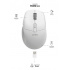 Mouse Ergonómico Acteck Óptico Optimize Ergo MI680, Inalámbrico, USB-A, 1600DPI, Blanco  2