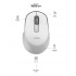 Mouse Ergonómico Acteck Optimize Ergo MI470, Inalámbrico, Óptico, 1.600DPI, RF Inalámbrico, Blanco - Imagen adicional 1