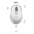 Mouse Ergonómico Acteck Óptico Optimize Ergo MI470, Inalámbrico, USB-A, 1600DPI, Blanco  2