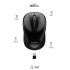 Mouse Ergonómico Acteck Optimize Trip MI480, Inalámbrico, Óptico, 1.600DPI, RF Inalámbrico, Negro - Imagen adicional 1