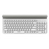 Teclado Acteck Inspire Comp TI695, Inalámbrico, Bluetooth/USB, Blanco/Gris (Español)  1
