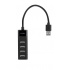 Acteck Hub USB-A 2.0 Macho, 4x USB-A 2.0, Negro  1
