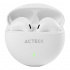 Acteck Audífonos Intrauriculares con Micrófono EP230, Inalámbrico, Bluetooth, USB, Blanco  3