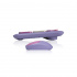 Kit de Teclado y Mouse Acteck Creator Chic Colors MK475, Inalámbrico, USB, Morado  2