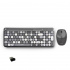 Kit de Teclado y Mouse Acteck Creator Chic Colors MK470, Inalámbrico, USB, Gris (Español)  1