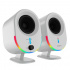 Acteck Bocinas Dynamic Exact BS630, Alámbrico/Inalámbrico, Bluetooth, 2.0 Canales, 20W RMS, USB, Blanco - Imagen adicional 2