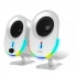 Acteck Bocinas Dynamic Exact BS630, Alámbrico/Inalámbrico, Bluetooth, 2.0 Canales, 20W RMS, USB, Blanco - Imagen adicional 1
