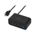Acteck Extensión Energon Mate CE676, 3 Contactos + 2x USB-A + 2x USB-C, 125V, 1.85 Metros, Negro  2