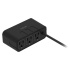 Acteck Extensión Energon Mate CE676, 3 Contactos + 2x USB-A + 2x USB-C, 125V, 1.85 Metros, Negro  3