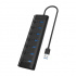 Acteck Hub USB 2.0 Macho - 7x USB 3.0, 5000Mbps, Negro  1