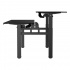 Acteck Escritorio Eléctrico Doble Ajustable Ergo Desk V2 ED727, Negro - Imagen adicional 3