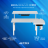 Acteck Escritorio Eléctrico Doble Ajustable Ergo Desk V2 ED727, Blanco - Imagen adicional 4