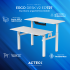 Acteck Escritorio Eléctrico Doble Ajustable Ergo Desk V2 ED727, Blanco - Imagen adicional 5