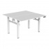 Acteck Escritorio Eléctrico Doble Ajustable Ergo Desk V2 ED727, Blanco - Imagen adicional 2
