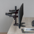 Acteck Soporte de Escritorio para 3 Monitores 17" - 27", hasta 21kg  10